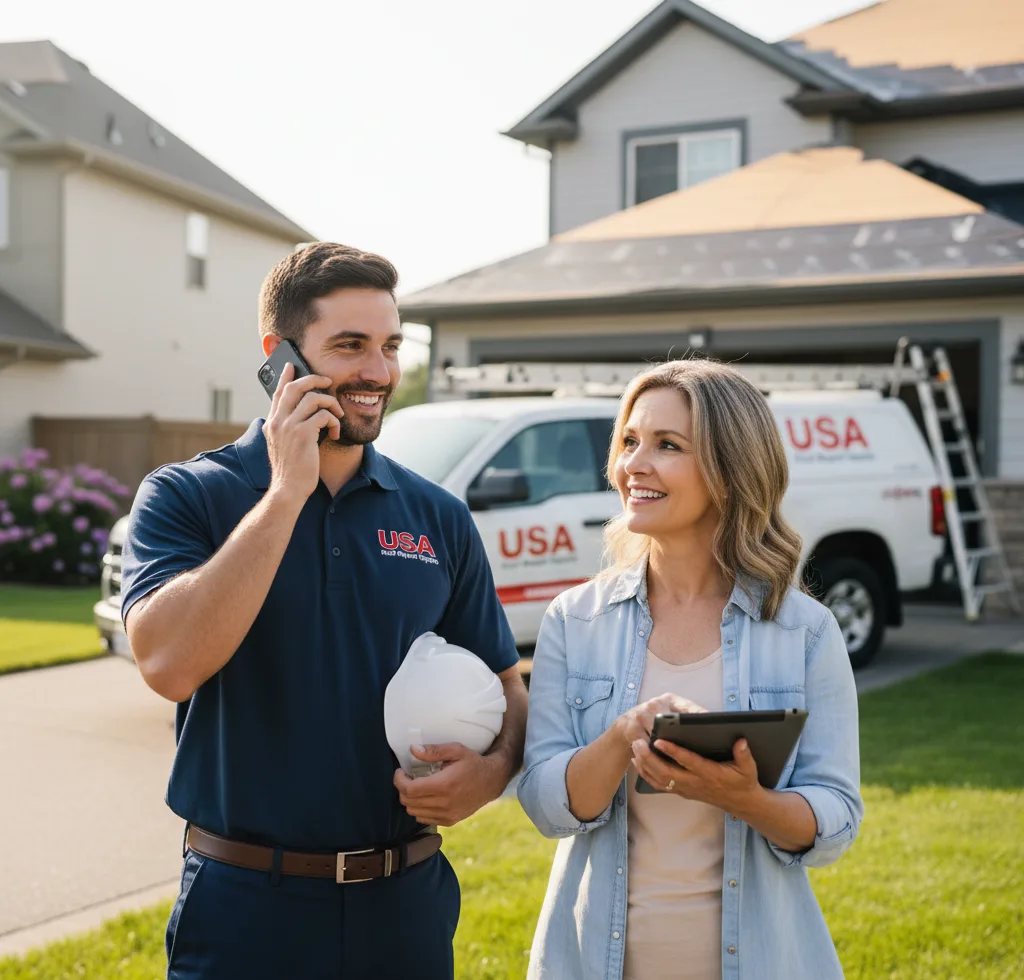 USA Roof Repair Experts customer support in Sandersville